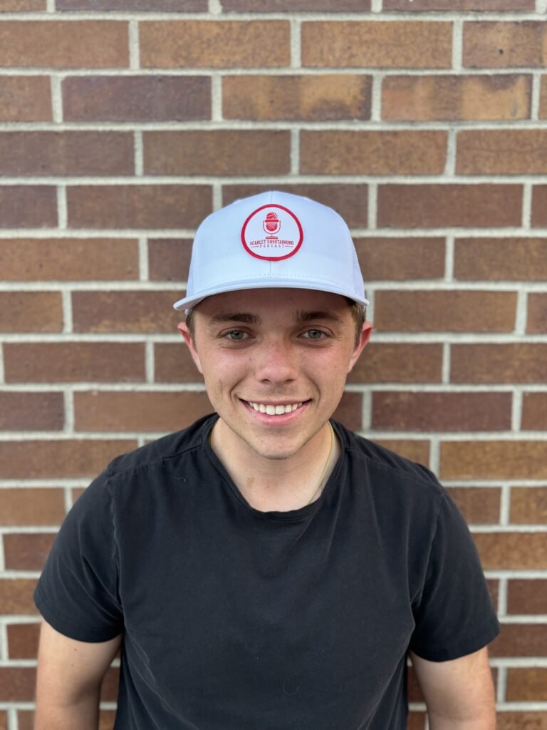 richardson logo snapback trucker hat white